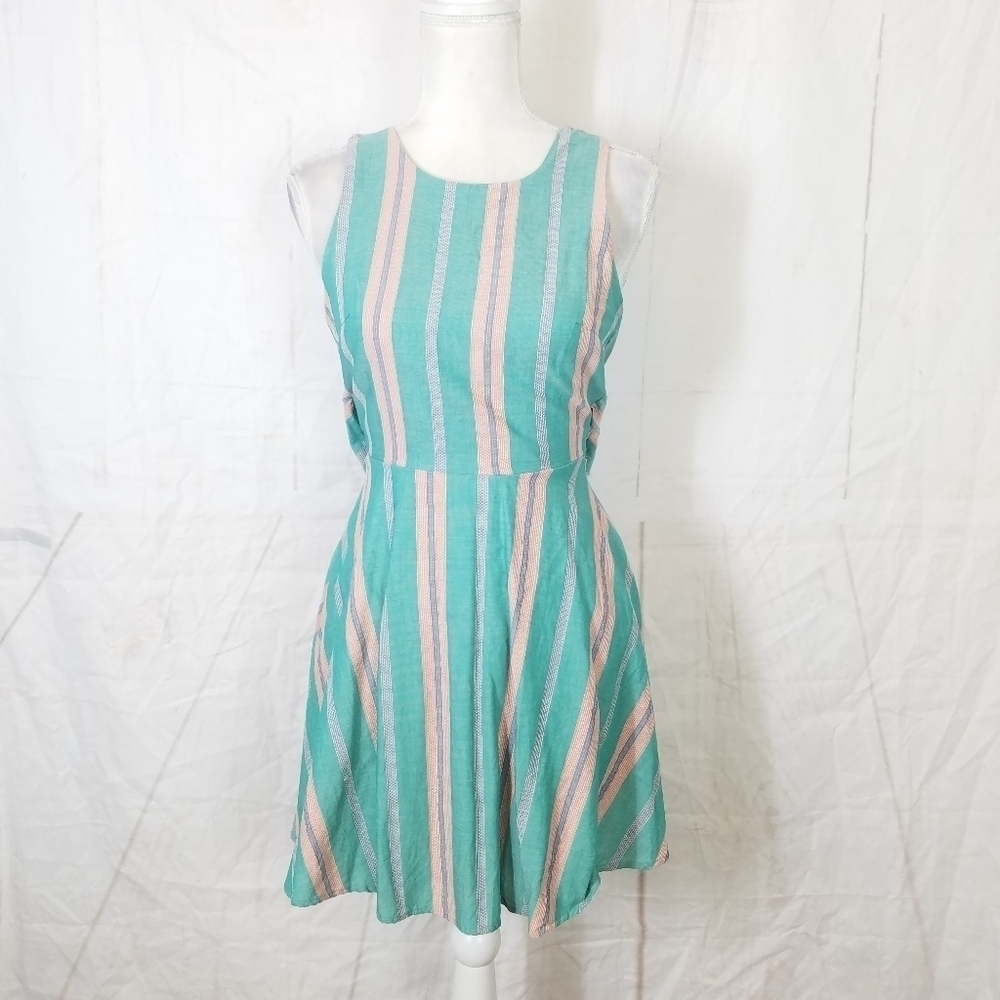 Jodi Kristopher stripped skater dress